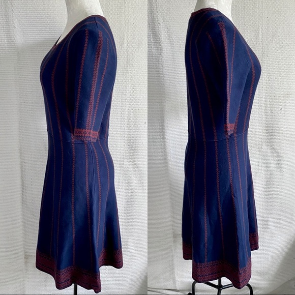 Stitchfix OS Sexy Sweater Dress Navy Blue - Picture 9 of 9